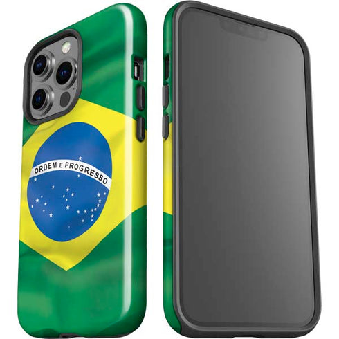 Brazil Flag iPhone 15 Pro Impact Case